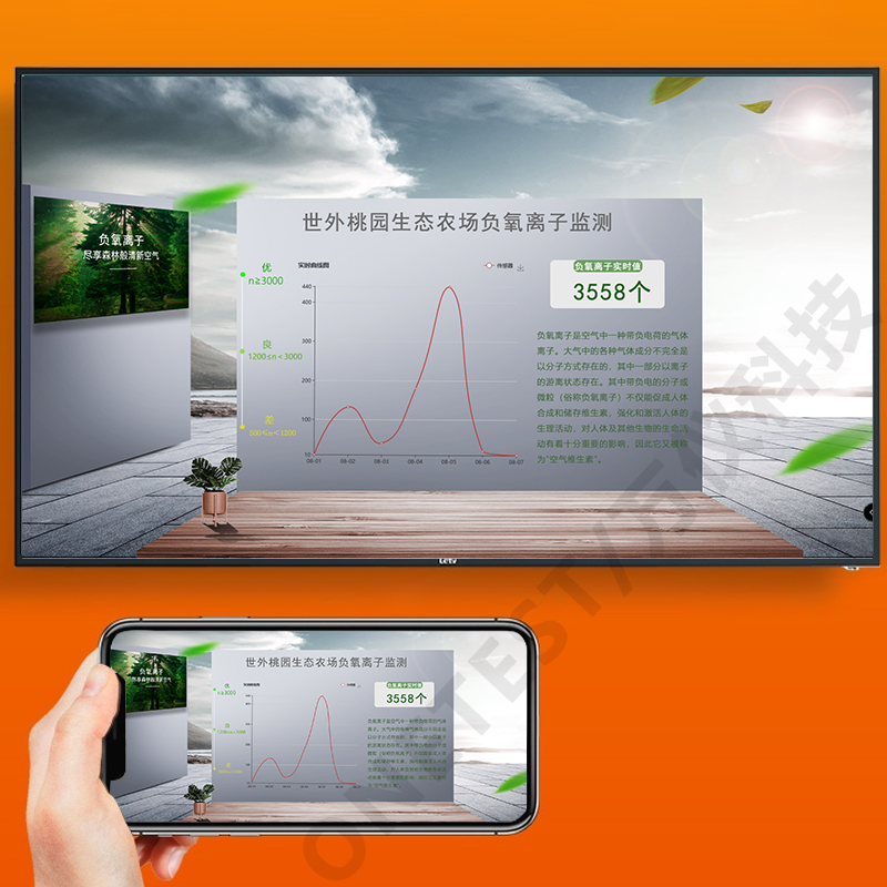 空氣質(zhì)量監(jiān)測(cè)系統(tǒng)顯示端
