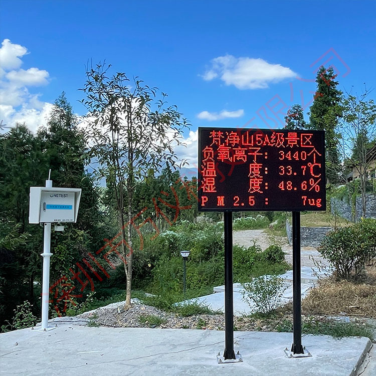 負(fù)氧離子在線監(jiān)測(cè)系統(tǒng)應(yīng)用